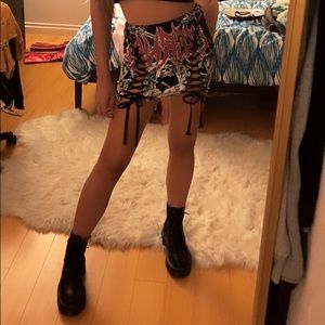 Dolls Kill Lace Up Skirt